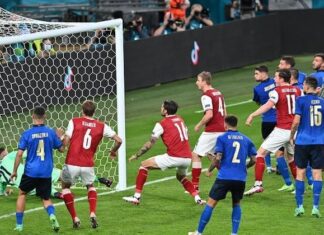 অস্ট্রিয়াকে ২-১ গোলে হারিয়েছে ইতালি