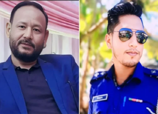 গাজীপুরে কাভার্ডভ্যানের ধাক্কায় বিএনপি নেতা ও এসআই নিহত, আহত ২ পুলিশ সদস্য